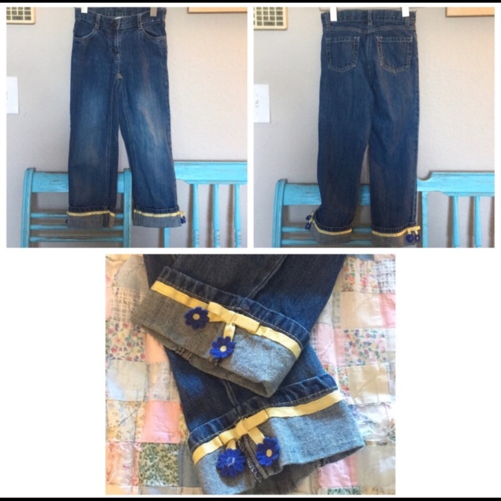 Gymboree Jeans With Embellished Bottoms